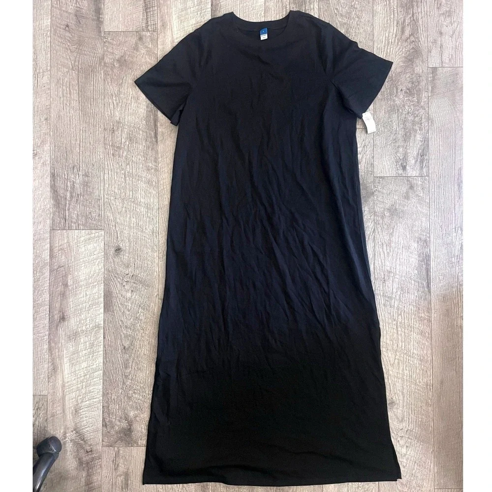 midi linen dress blue stripe Korbel - Color:Black Hot Pink it’s soft White Nude LOFT Navy Blue Flutter